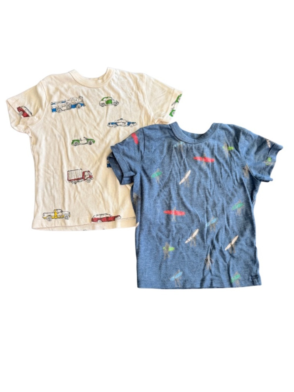 🧢 Chaser Boys 5T Tee Bundle 🚗🌊 Soft Cotton Cars + Surfer Tees